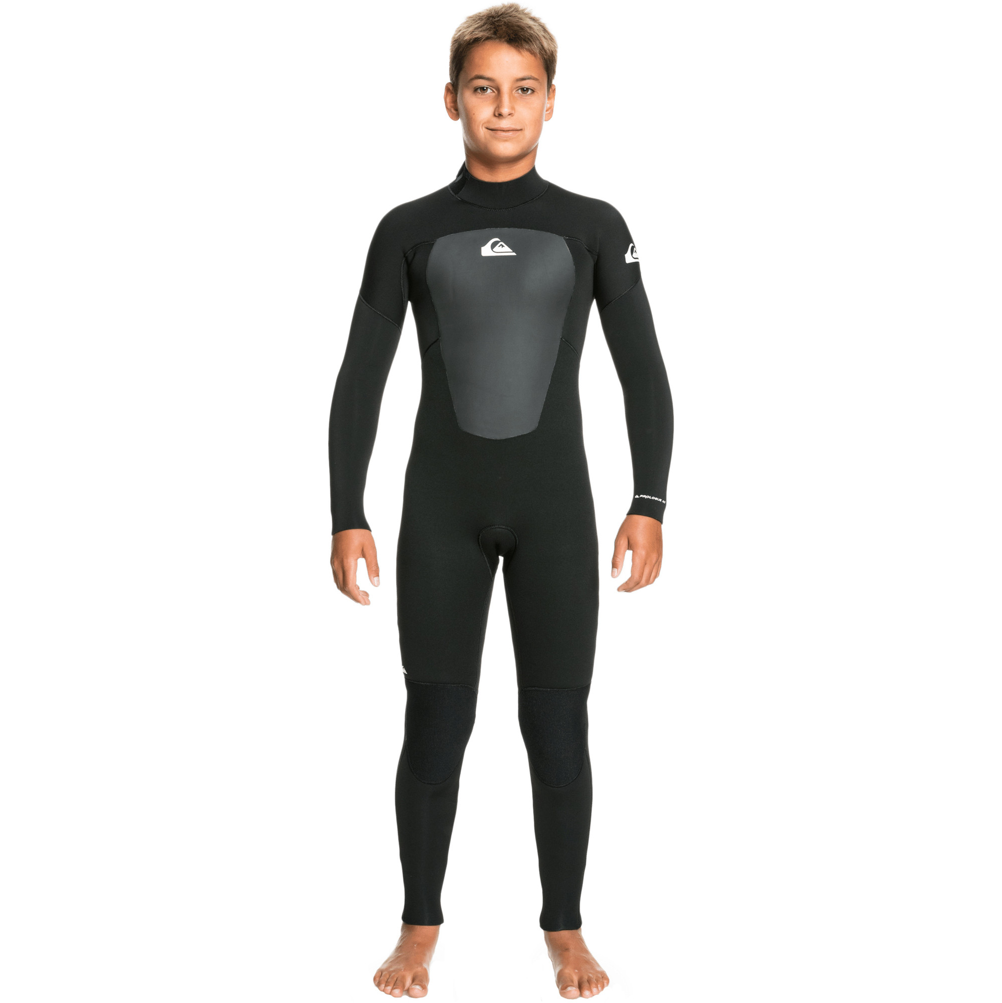 2022 Quiksilver Boy's Prologue 4/3mm Back Zip Wetsuit Eqbw103075